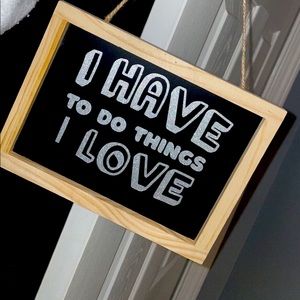 Hanging Chalkboard